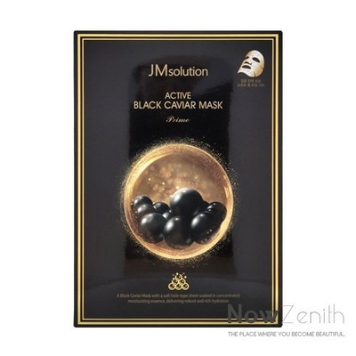 JM SOLUTION Active Black Caviar Mask Prime 1Pack (30mL x 10EA)