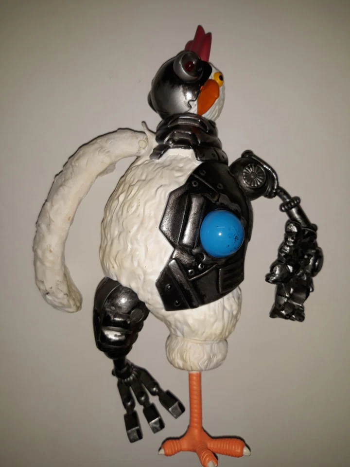 Figura de acción electrónica de pollo robot nadador adulto juguete 10" - sin probar Foto 3 de 4