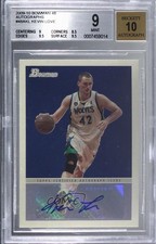 2009-10 Bowman '48 '48 Auto Kevin Love #48A-KL BGS 9 MINT Auto 1b0