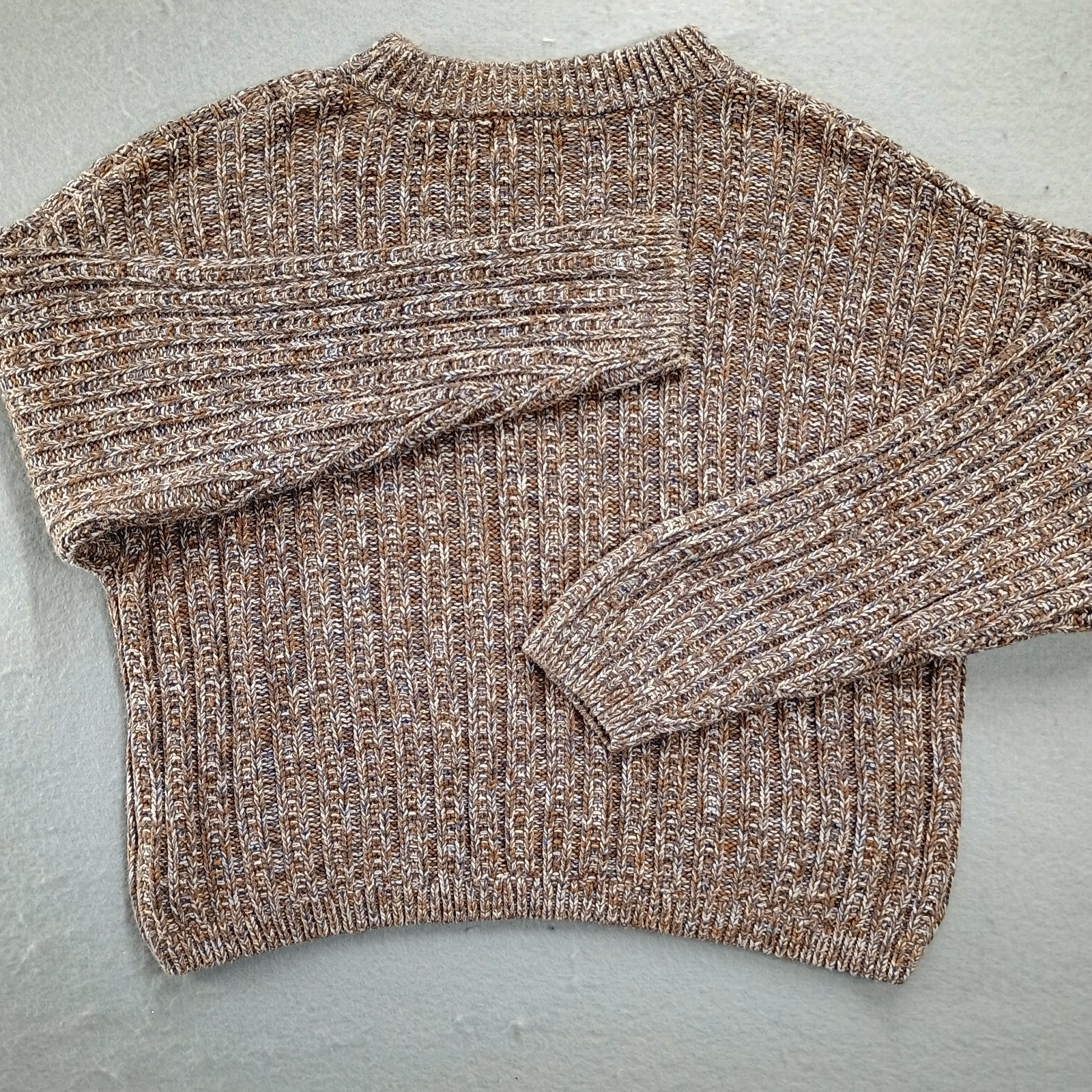 Universal Thread Chunky Cropped Browns Cotton Ble… - image 7