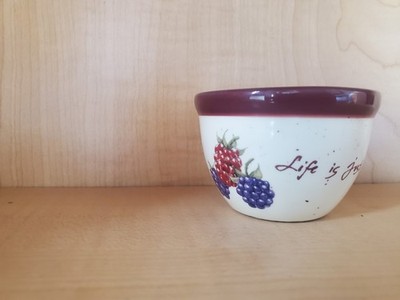 Boyd s Bearware Pottery Works 2003 Life Is Just A Bowl Of Bearies 3'' Bowl