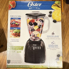 Oster Simple Blend 100 700 W 10 Geschwindigkeiten Schwarz Mixer mit 6 Tassen BPA-freiem Glas