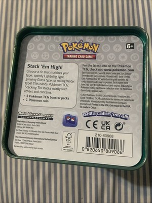 pokmon trading card game rolling water tin Pokemon TCG: Stacking [Walking Wake]  Shopville or rolling Water type Buy Pokmon Collectible Stacking Tin,