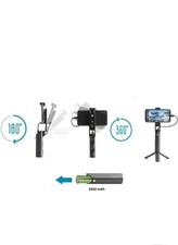 TUBI - TB 100 - 3-in-1 Phone Stand - Video Chat/Vlog- Watch Movies - Make Steady