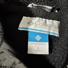 Columbia Youth L Black Hooded Puffer Jacket