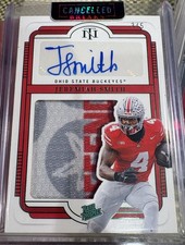 2025 National Treasures JEREMIAH SMITH Prospect Patch Auto RPA Team Slogan #3/5