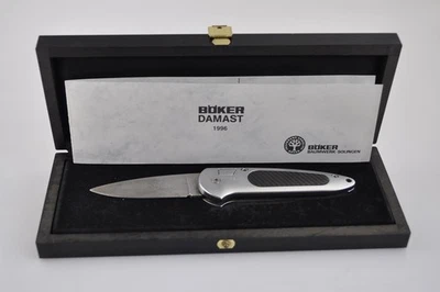 Böker Damast Jahresmesser 1996 Sammler Zertifikat limitiert 183 / 999 - Bild 1 von 4