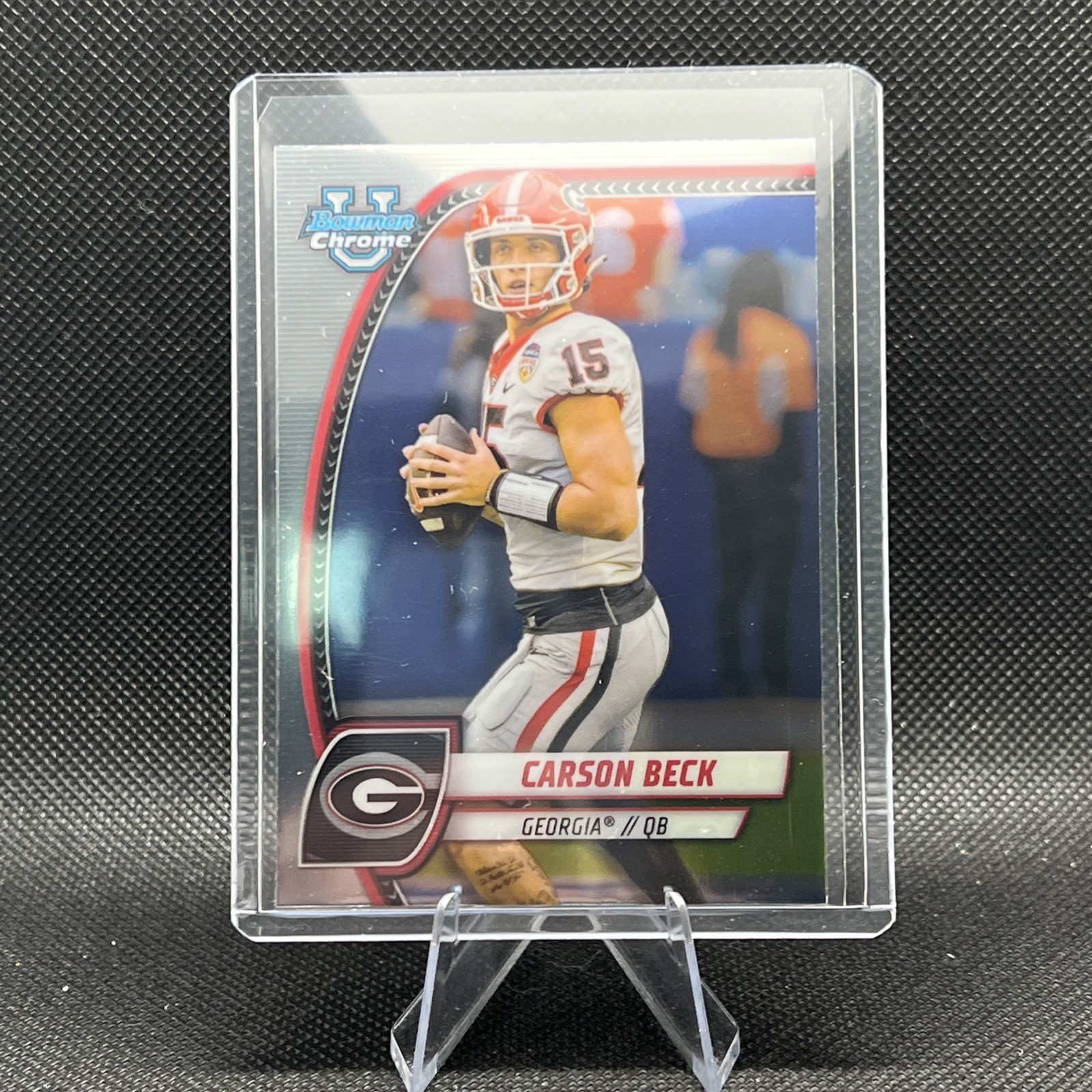 2024 Bowman Chrome U University Carson Beck #2 Georgia Bulldogs