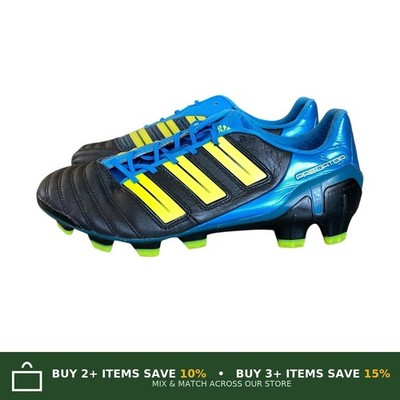 Adidas adiPower Predator Elite TRX FG 2011 Fußballschuhe blau gelb Herren UK 6