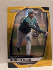 Jurrangelo Cijntje 2025 Panini Prizm #238 Gold Prizm 3/10 SSP Seattle Mariners