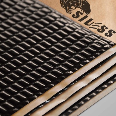 Siless Black 80 mil 2mm 36 sqft Car Sound Deadening mat - Butyl Automotive