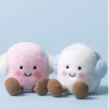 Jellycat Amusable Pair Of Earmuffs Marshmallows Charm Pink  White