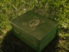 Southern Draw Cedrus Cedrus Sumatra Robusto Empty Wooden Cigar Box 5.5 x 54