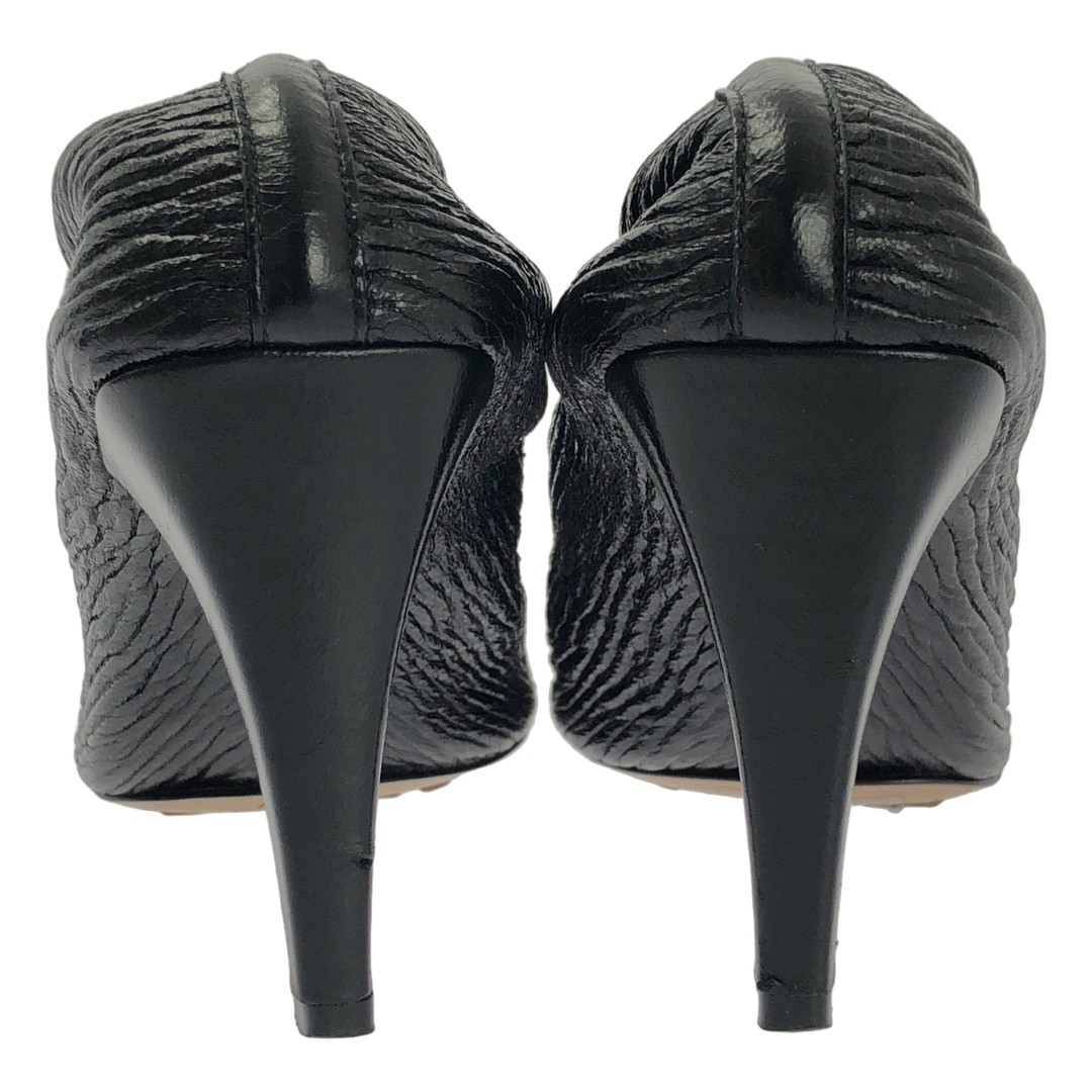 BOTTEGA VENETA | SQUARE TOE ALMOND HEEL PUMPS 35 BLACK WOMEN Used KLDR-0 thumbnail 3