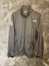Mens UNDER ARMOUR Black Front Zip Sweatsuit Jacket Size M
