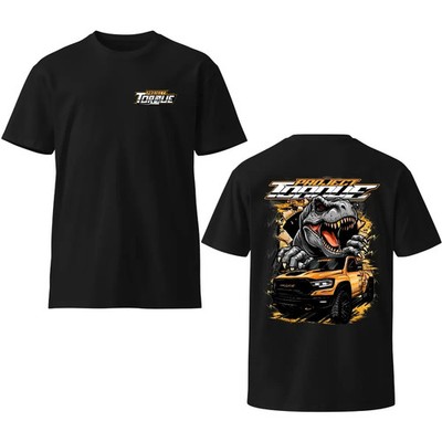 Single Cab TRX Truck T-Shirt, 2-Sided Racing Graphic Tee, Street Truck