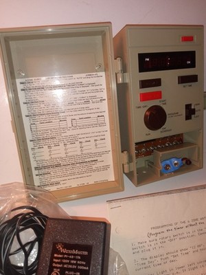 Orbit WATERMASTER Model# 57006 Automatic Sprinkler 6 Zone Timer w Transformer 