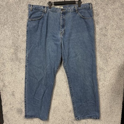 Faded Glory Relaxed Jeans Sz 44x30 Denim Straight Leg Workwear Classic Dadcore