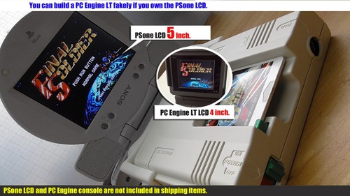 PC Engine Play Station AV multi RGB CVBS output 3D printed adapter PSone LCD OK! - Picture 6 of 14