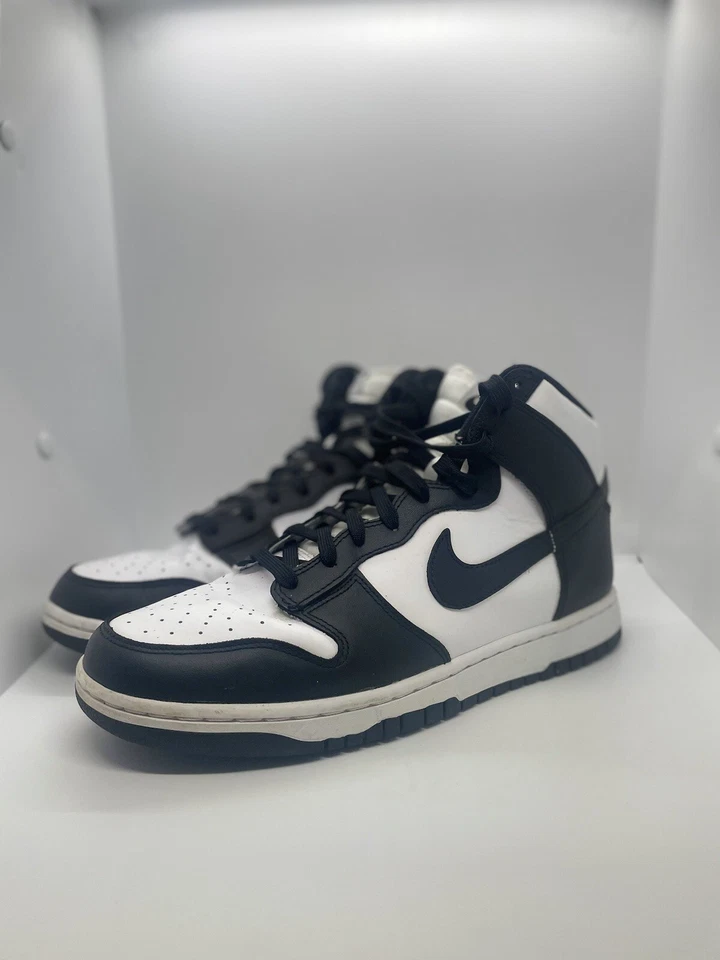 Size 10 - Nike Dunk High Black White, photo 3 of 5