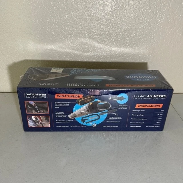ThisWorx Car Vacuum Cleaner - Car Accessories - Small 12V High Power Handheld - Image 3 of 4