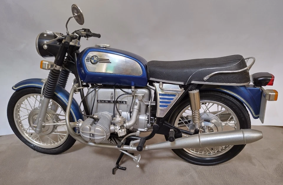 TAMIYA #16005 BMW R75/5 750cc Boxer - Big Scale 1/6 Vintage/Airfix Pocher Protar - Immagine 3 di 4