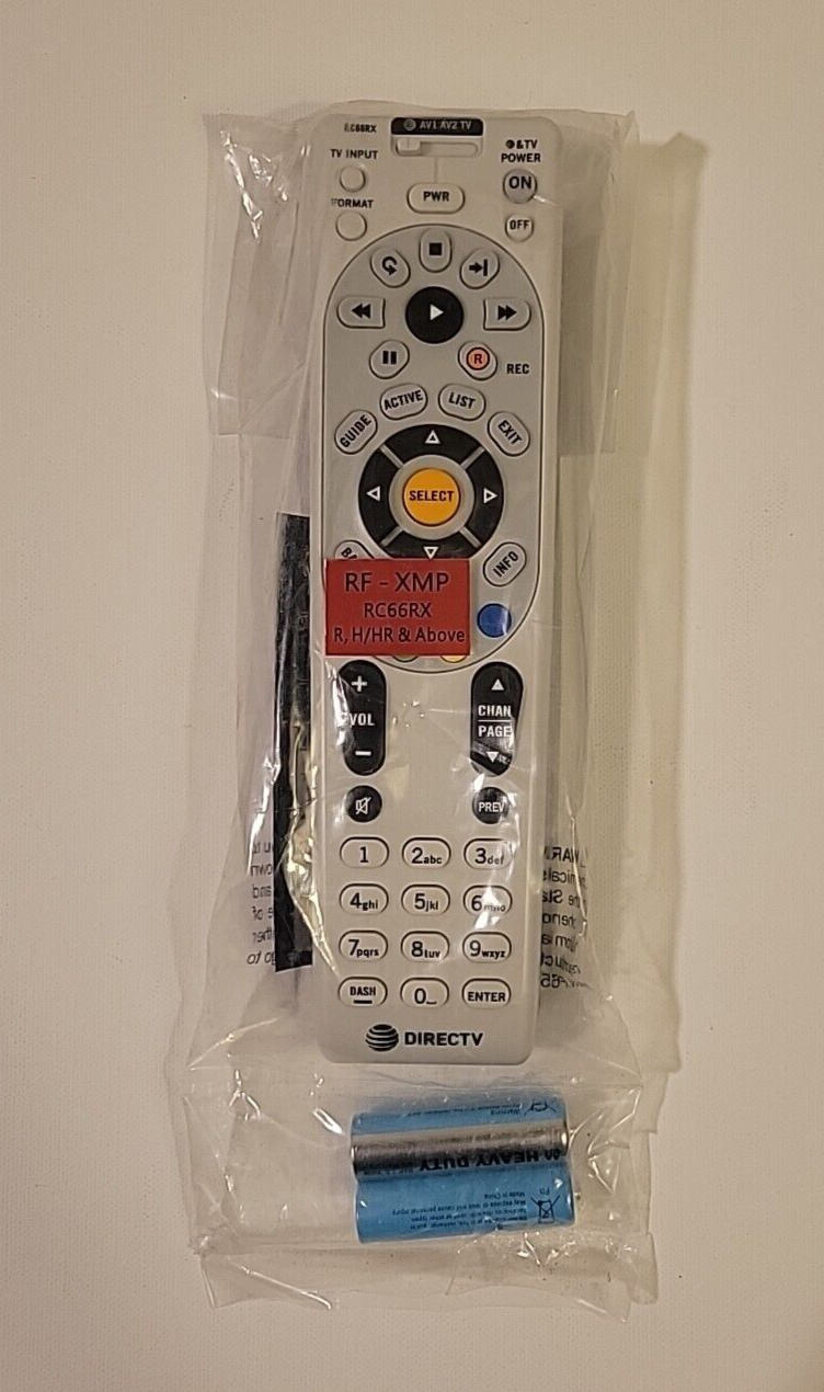 DIRECTV RC66RX RF-XMP Remote Control Brand New with Batteries