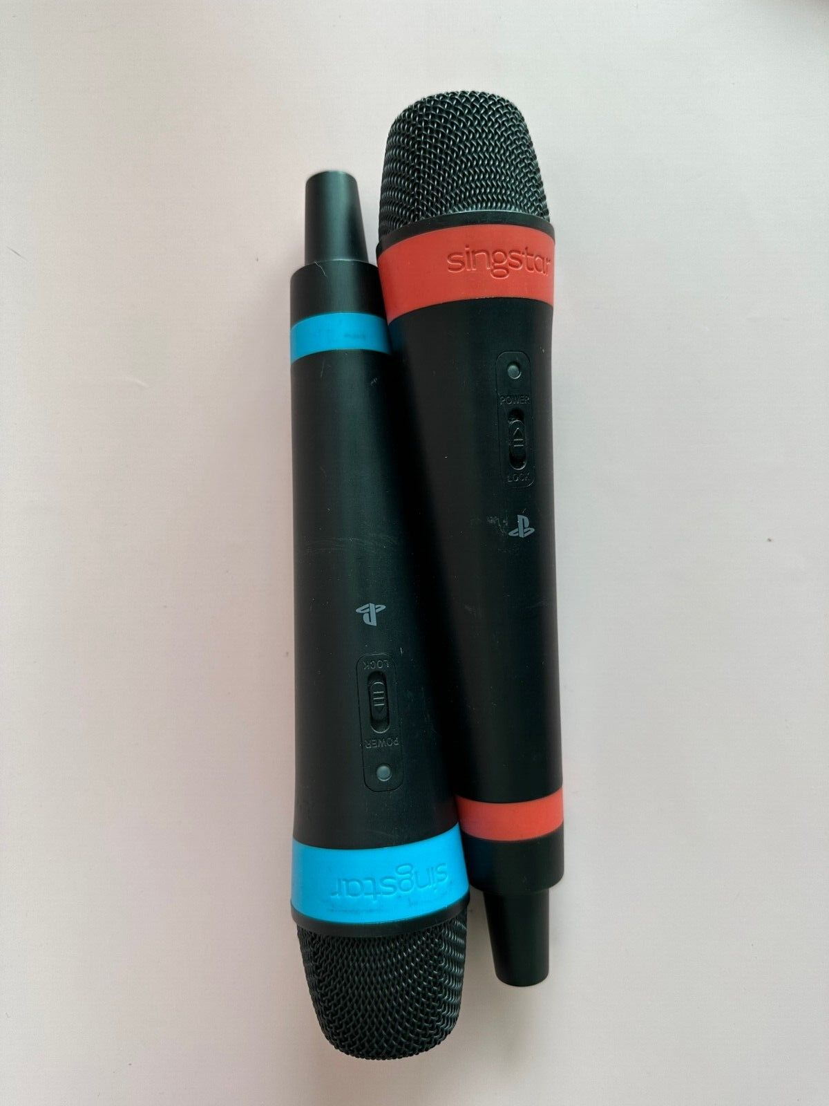 Sony Computer 2 Wireless Microphones for Use With Singstar Ps3 for sale