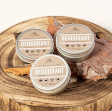 Natural Deodorant Pots, Sandalwood & Tea Tree