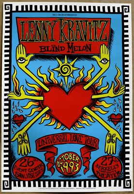 Lenny Kravitz Blind Melon Universal Love Tour Original 1st Print
