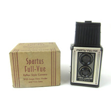 Vintage Camera Spartus Full-Vue Reflex Twin Lens with Box  Instruction Manual