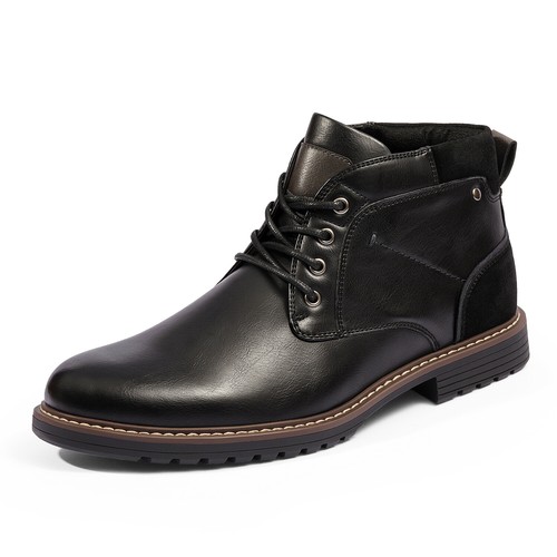 US Men's Leather Chukka Boots Casual Boots Stylish Business Dress Boots - Picture 4 of 21