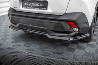 Mittlerer Diffusor Heck Ansatz DTM Look FüR Peugeot 408 Mk1 Schwarz Hochglanz