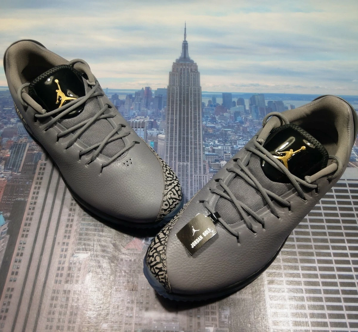 Nike Jordan ADG Gunsmoke Gray Elephant AR7995-003 Spikeless Golf Shoes Size 10.5 Jordan ADG Gunsmoke - AR7995-003 for Sale | Authenticity  main image 2