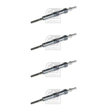 4x Febi 38475 Glühkerze für Mercedes-Benz W176 Renault Nissan Dacia Infiniti