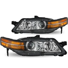 For 2007-2008 Acura TL Base/Navi Model HID Xenon Headlights Assembly 07-08