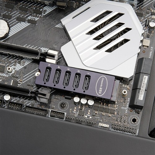 5 Ports M.2 NVMe PCI-E to SATA3.0 6Gbps Adapter Converter Hard Drive Extension-