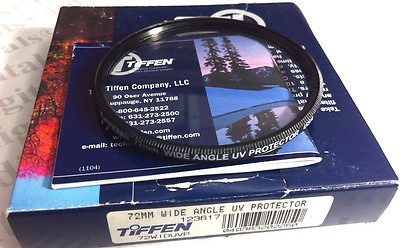 TIFFEN 72MM Wide Angle UV Protector Glass Lens Filter 72WIDUVP 72 mm Safety USA