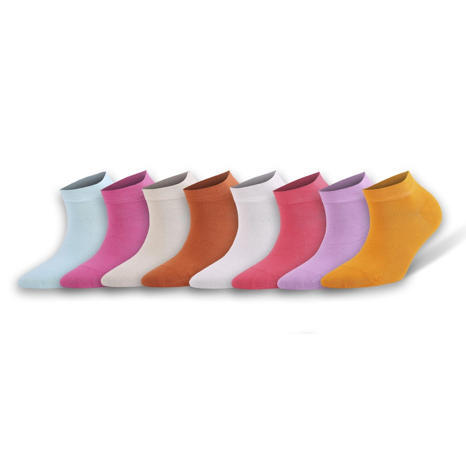 Bamboo Low Cut Ankle Socks for Women Size 6-9 with Gift Box 8 Pairs