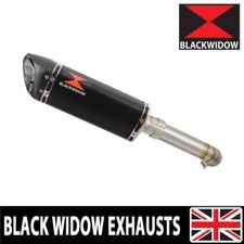 V-STROM DL1000 2014-2019 Kit Silenziatore di Scarico 300mm Tri Ovale Nero/Carbonio BC30T