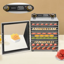 Stainless Steel Food Dehydrator Machin Fruit Dryer For Herb Meat Vegetable Fruit