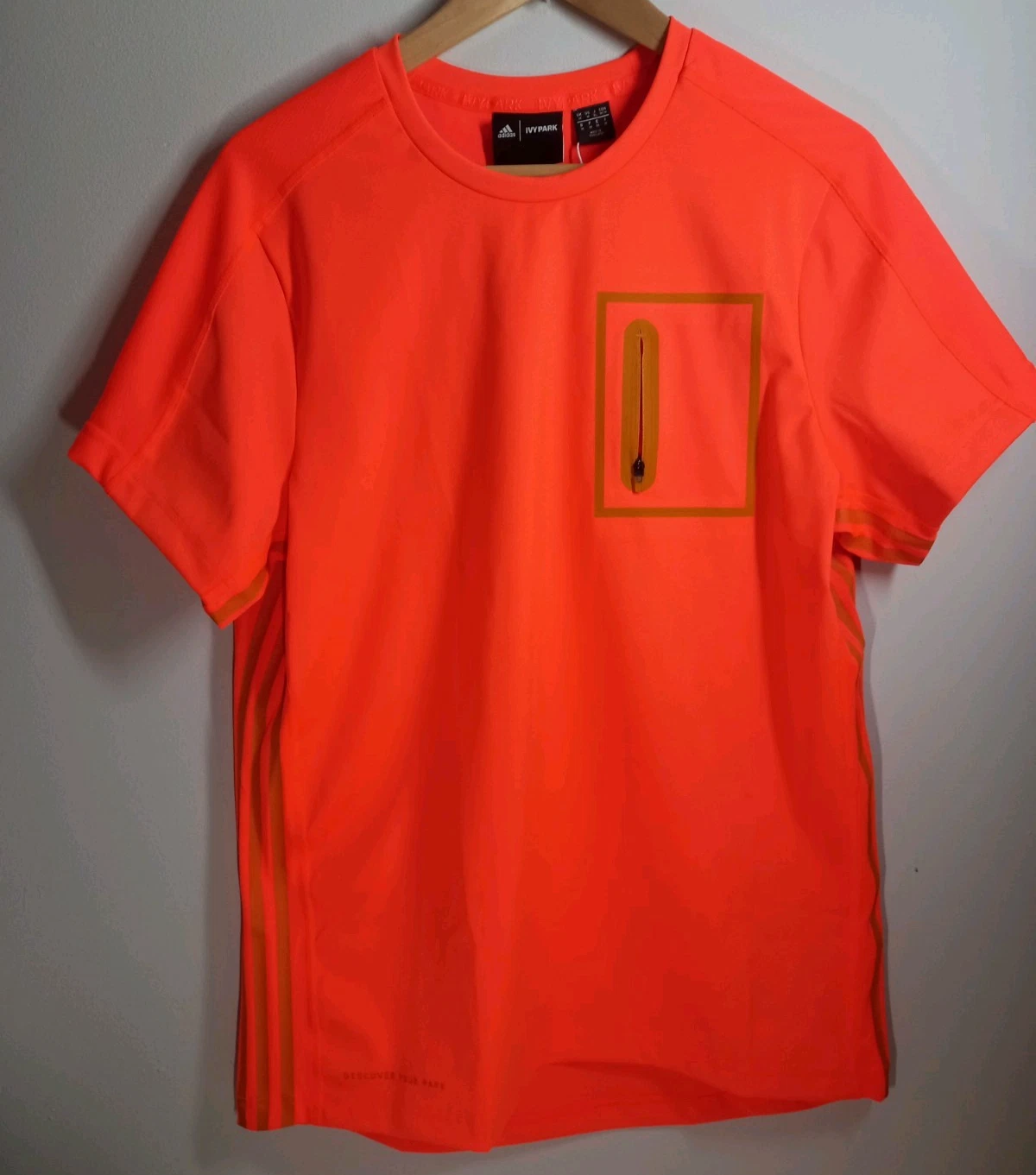 Ivy Park x Adidas Beyonce Training/Running T-shirt Orange UK Medium 42" Chest