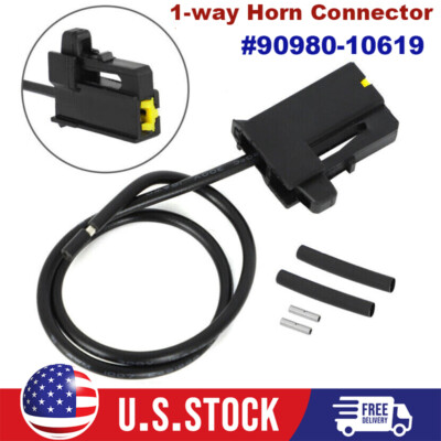 1-way Horn Connector Plug For Toyota Lexus Scion Subaru #90980