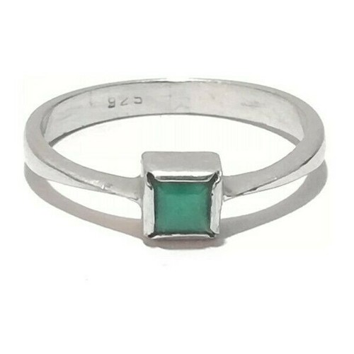 Bague Semi-Monture Argent Sterling 925 – Pierre Ovale – Bijoux Femme Taille 6X4