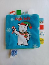 Taggies Jingle Bells Soft Infant Sensory Book 2007 Christmas Holiday Baby Gift