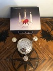 Silver Plated 3 Candle Holder Lotus Flower Footed Bowl Regal Silver — photo 1