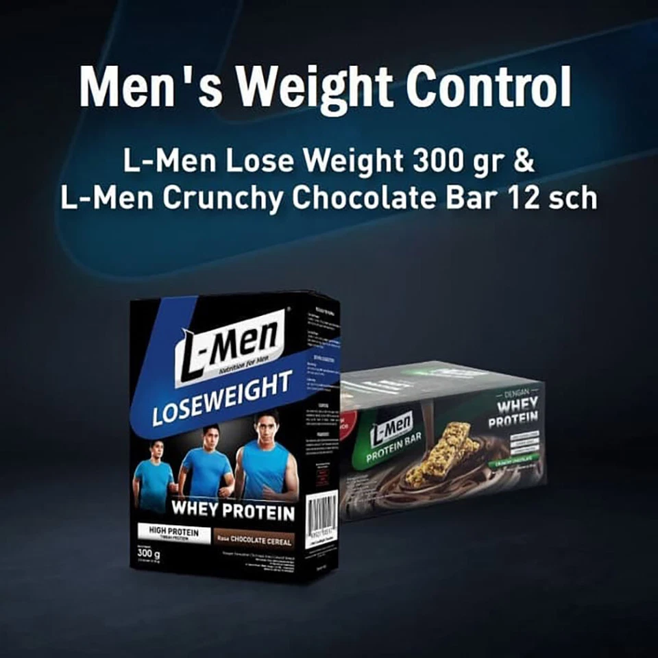 KP L-Men Lose Weight Halal Chocolate Cereal High Protein Low Fat Meal 300g - Imagem 3 de 4