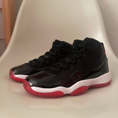 NIKE AIR JORDAN 11 Retro (GS) Playoffs Bred 2019 Kids 4.5Y 6 Wmn