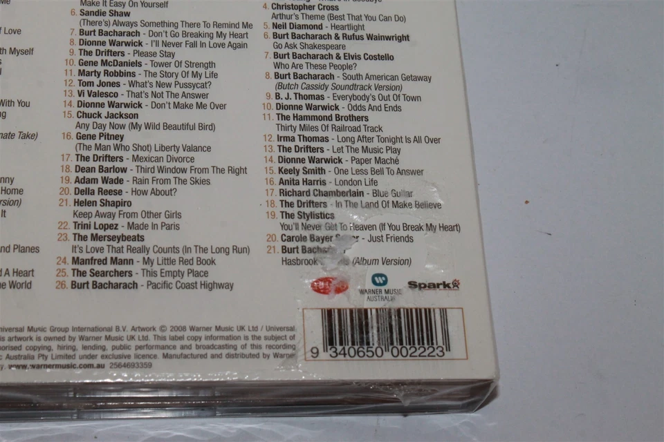 Magic Moments The Definitive Burt Bacharach Collection CD 3-Disc Set Brand New - Image 3 of 3