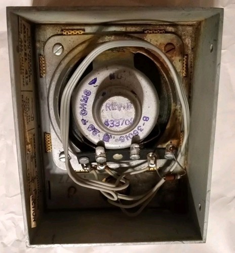 Vintage NuTone GOLD Universal Door Speaker Model 412 New Open Box Unused Parts - Picture 10 of 17